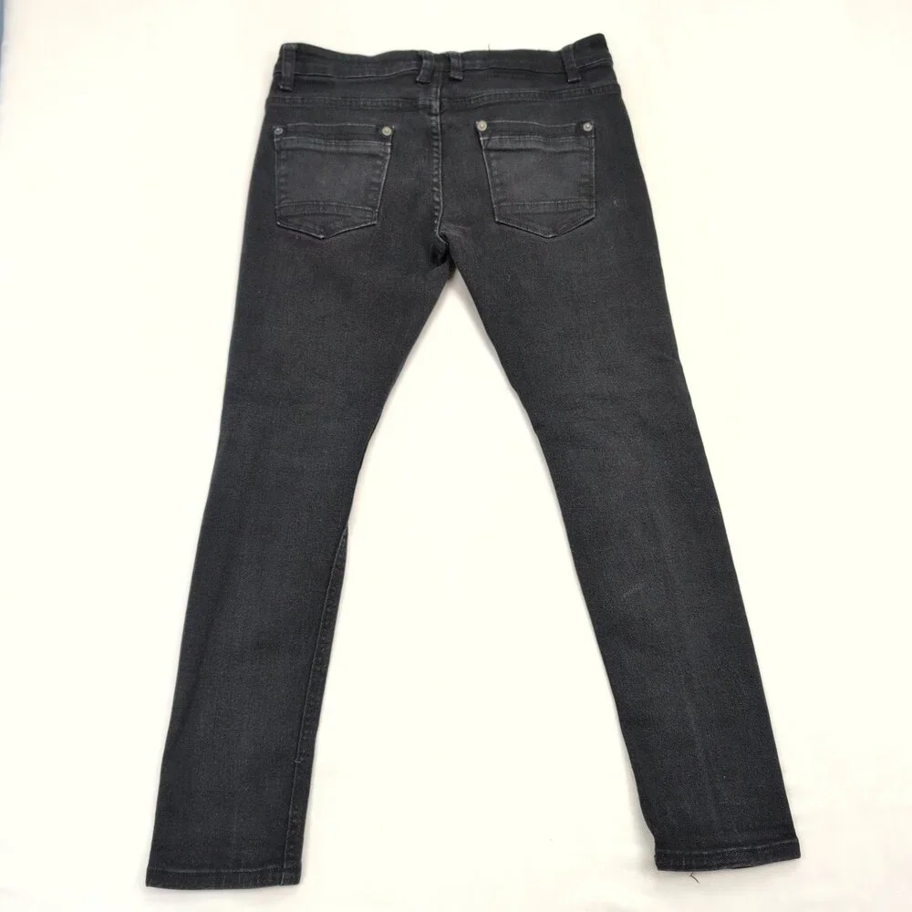 Copper Rivet Black Distressed Skinny‎ Jeans Women's Size 30